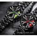 Hot Sales Men Sports Car Men Quartz Watche Impermeável Sports Rim Hub Wheel Relógios de pulso Marca Top Carro de luxo Relógios masculinos Mancha